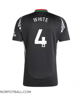 Billige Fotballdrakt Arsenal Ben White #4 Replika Bortedrakt 2024-25 Kortermet